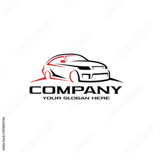 Obraz Car automotive logo template vector illustration