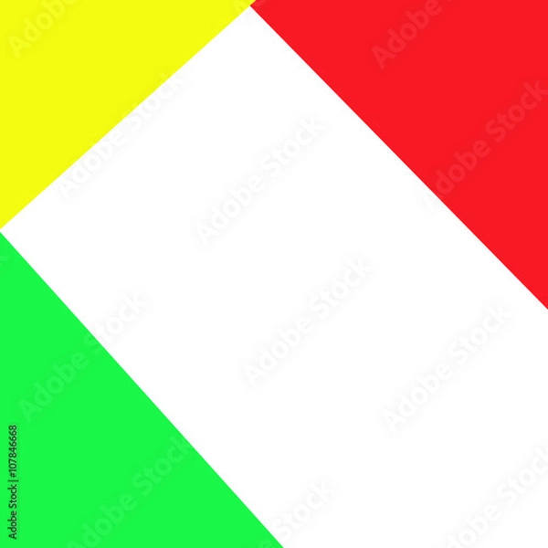 Obraz геометрические фигуры разноцветные треугольники на белом фоне