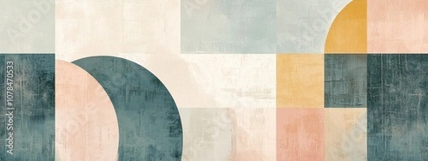 Fototapeta background of geometric shapes. Selective focus