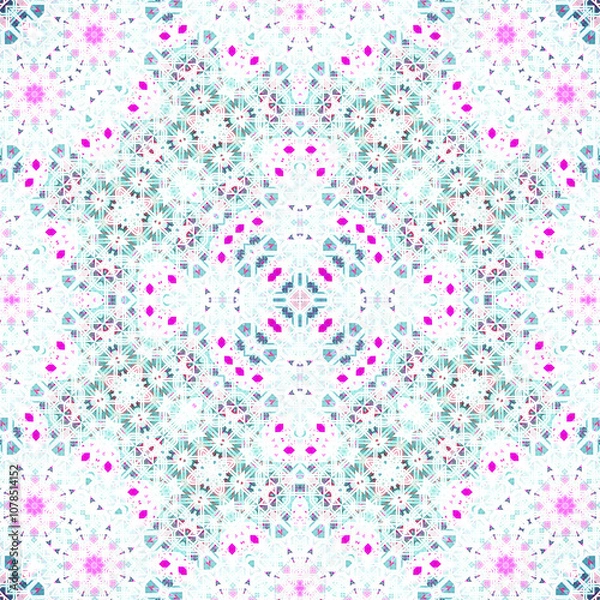 Fototapeta Seamless pattern. Creative wonderful pattern texture. Beautiful creative abstract background