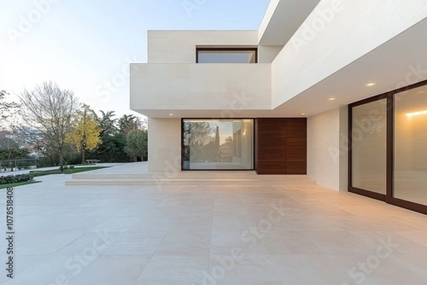 Fototapeta Modern apartment entry. Generative AI