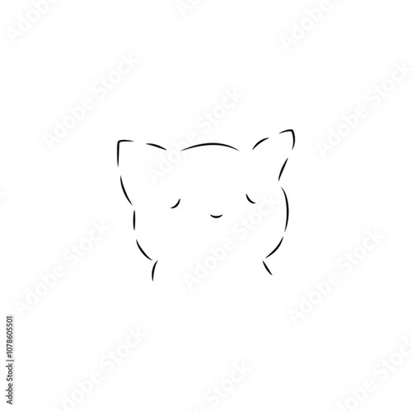 Obraz minimal t shirt print design illustration simple black and white slogan 