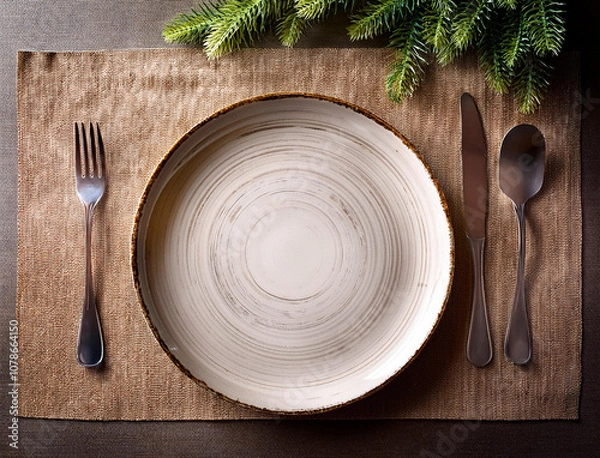 Fototapeta カトラリー　食器類