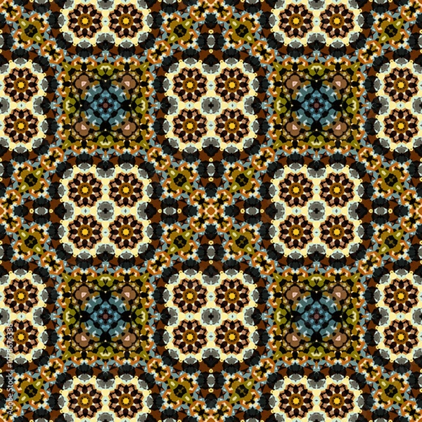 Fototapeta Seamless lovely pattern. Creative wonderful pattern texture. Beautiful creative abstract background