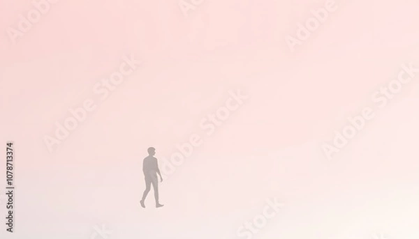 Fototapeta Versatile and Empty Poster Background Suitable for Various Social Media and Marketing Displays in Creative Projects