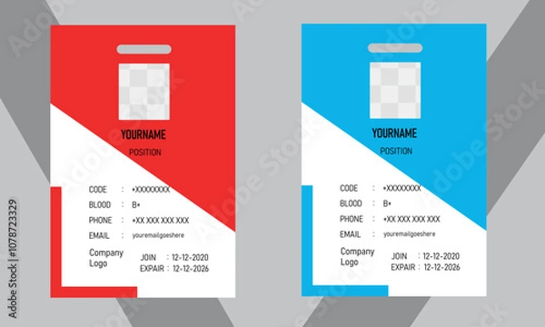 Obraz ID Card Design.