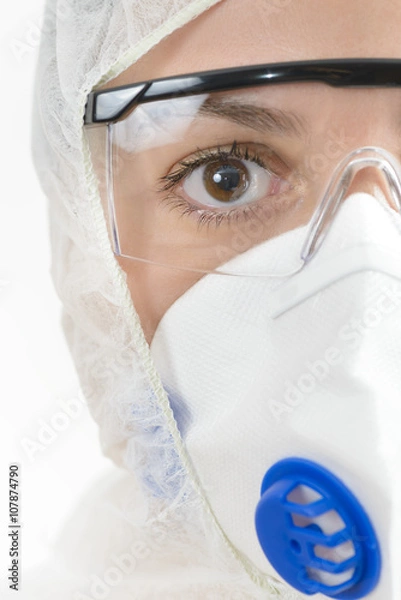 Obraz Scientist wearing protective suit