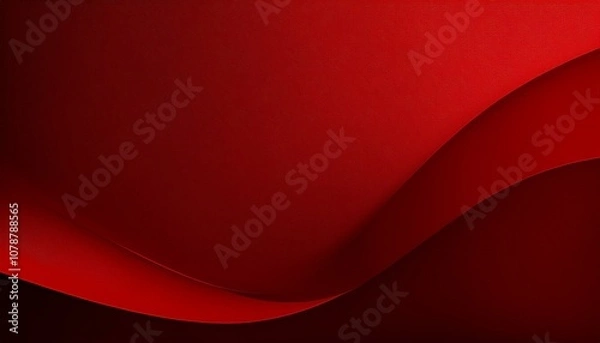Fototapeta モダンで抽象的なグラデーションの赤色の背景画像（Modern abstract gradient red background image）
