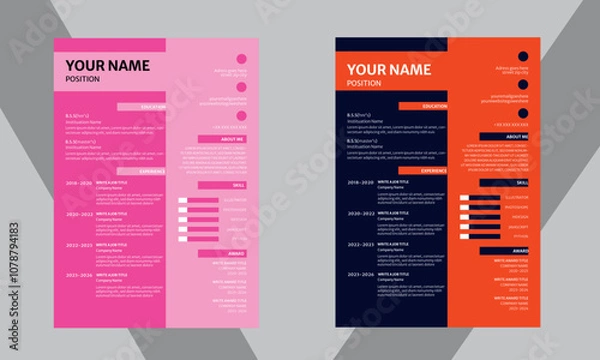 Obraz resume-adobe-stock002