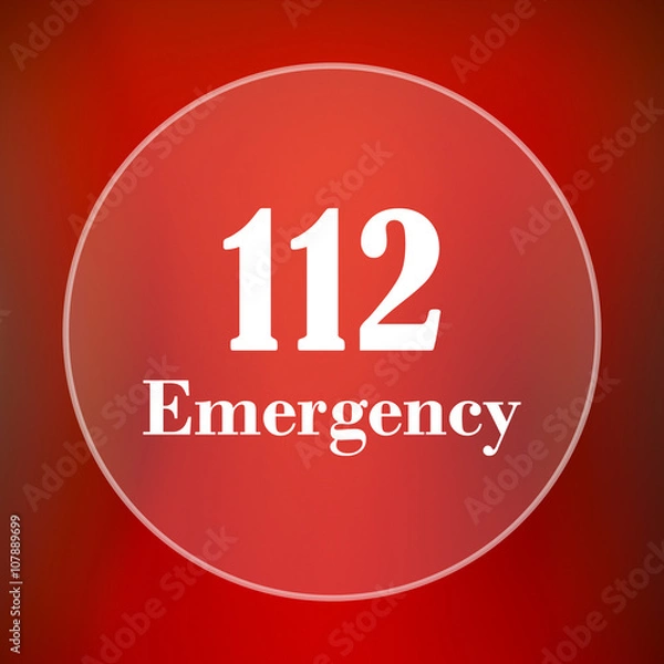 Fototapeta 112 Emergency icon