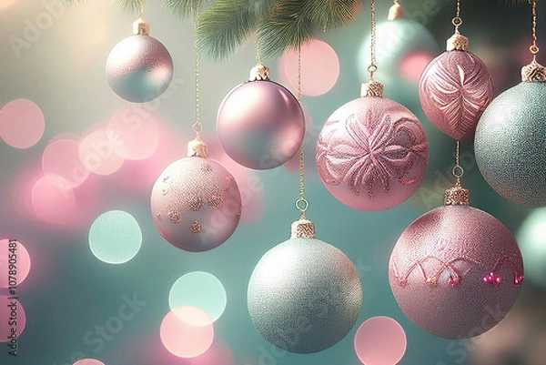 Obraz christmas balls