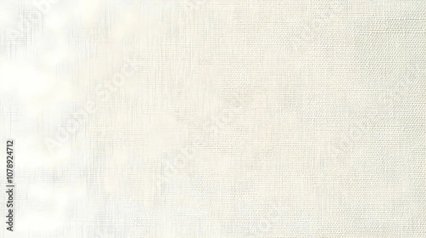 Fototapeta Close-up of a White Woven Fabric Texture, Displaying a Smooth and Uniform Pattern of Intertwined Threads, Ideal for Background or Design Applications.