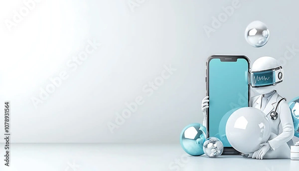 Fototapeta Explore the future of technology with innovative robots and smart devices enhancing everyday life