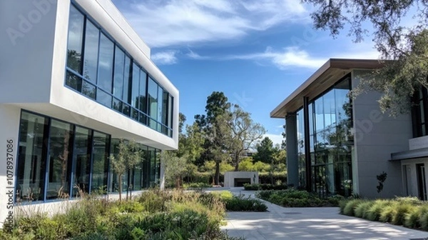 Obraz Generic Modern Building: A Symbol of Success and Architectural Achievement.