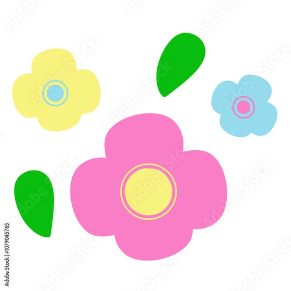 Fototapeta background with flowers