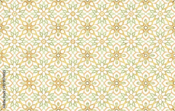 Obraz Abstract color poster light colour seamless decorative pattern art vector 