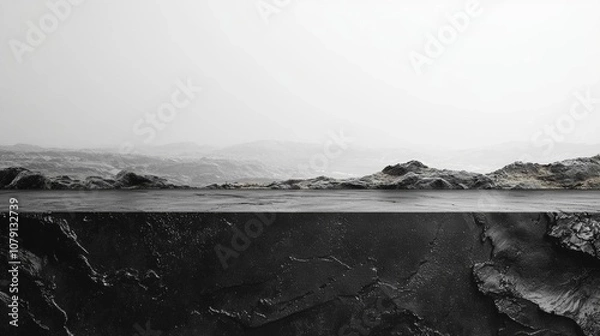 Fototapeta empty of  Tabletop in the gym for product presentation