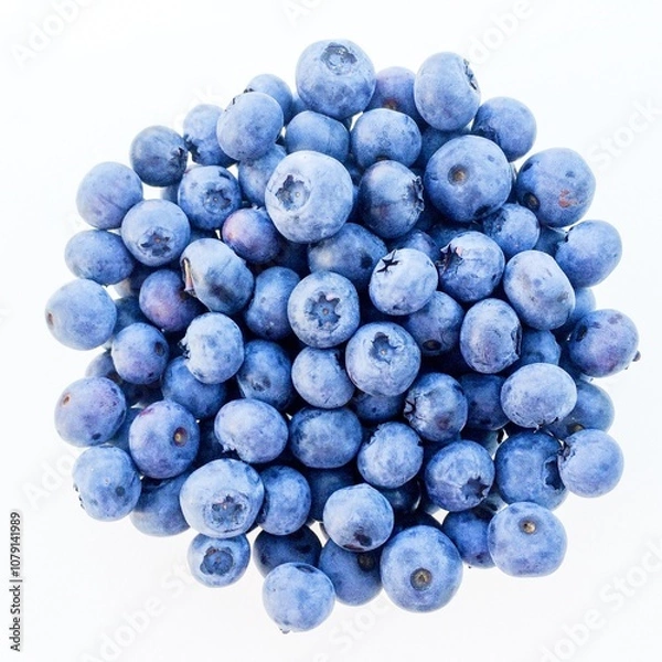Obraz blueberries isolated on white background