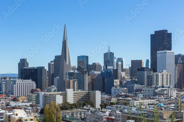 Fototapeta skyline of San Francisco