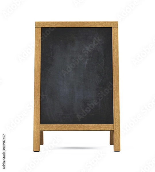 Obraz Sidewalk Chalkboard Isolated
