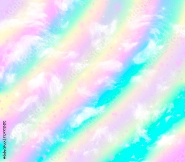 Obraz A soft pastel background featuring gentle hues that create a soothing and versatile design. This abstract blend of colors provides a calming aesthetic perfect for a wide range of creative projects