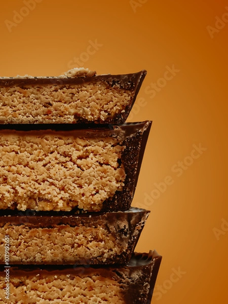 Fototapeta Close-up of peanut butter cookies