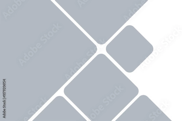 Fototapeta Empty rhombus photo frames. Set of mosaic photo cards. different sizes. Vector realistic Mockup for banner design, flyer, leaflet, photo album, collages. Blank gray template. EPS10.