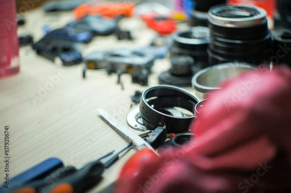 Obraz workshop for the manufacture of car models