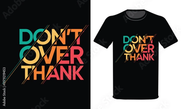 Obraz t shirt design template Monogram