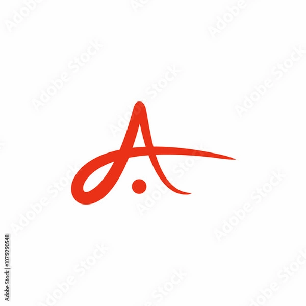 Obraz Letter A Logo Concept.