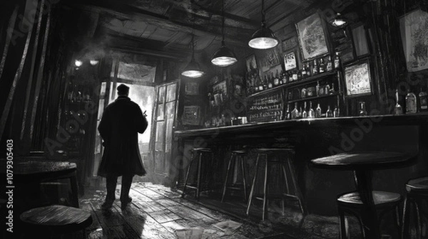 Fototapeta Creating a Visual Narrative Through Panels and Scenes.