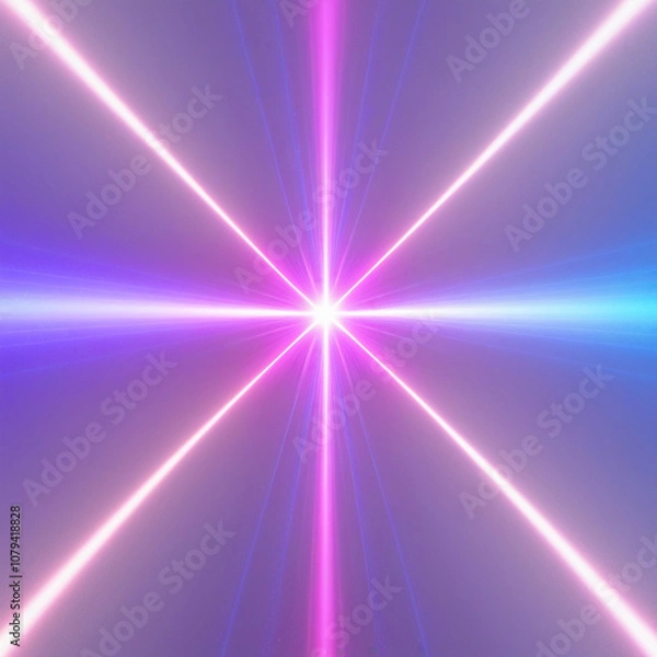 Fototapeta Multicolor laser lights heavy lights used in functions like marriage Christmas 