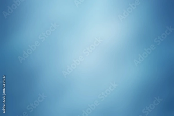 Obraz blue gradient abstract background with soft glowing light backdrop texture design.	
