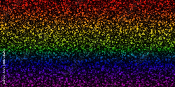 Obraz LGBT Flag With Gradient Circle Effect