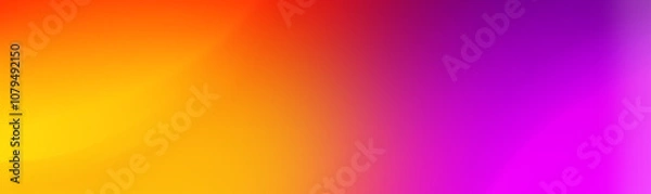 Obraz purple orange red blur abstract background gradient horizontal banner	