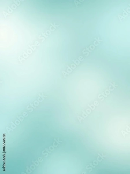 Obraz Soft teal gradient background with gentle glowing lights, ambient, serene, gentle