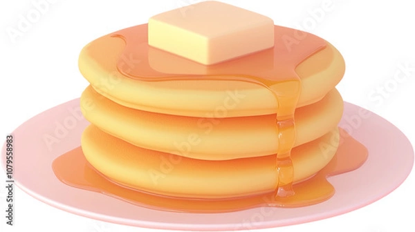 Fototapeta stack of pancakes