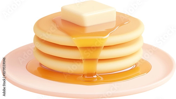 Fototapeta stack of pancakes
