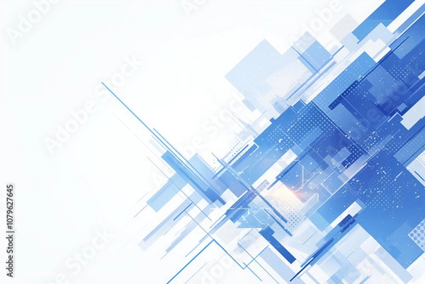 Obraz 透明感あふれる青の結晶