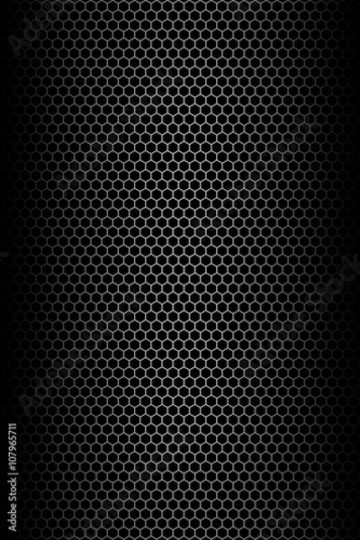 Obraz Black honeycomb background
