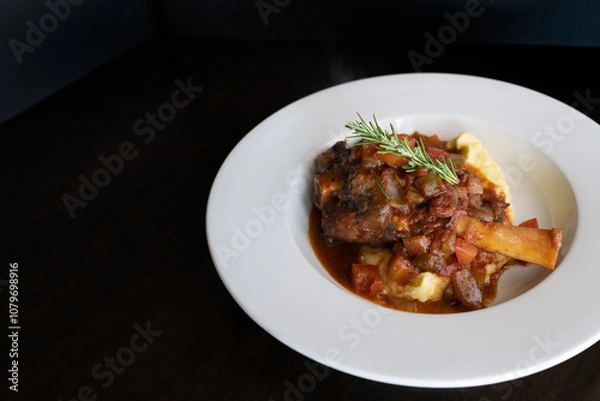 Obraz Osso Buco with Mashed Potatoes 