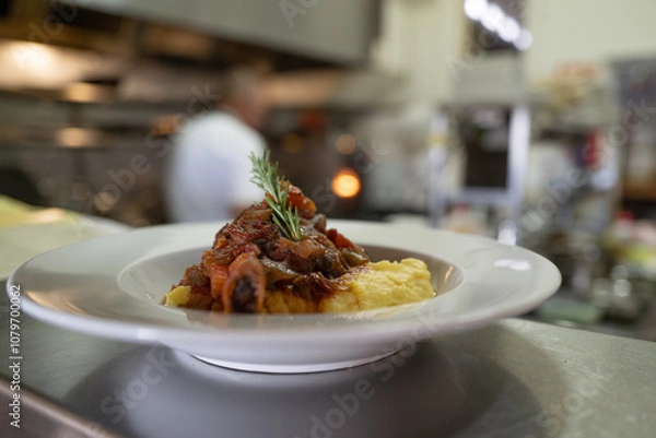 Obraz Osso Buco with Mashed Potatoes 