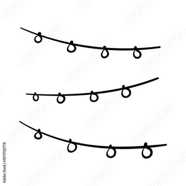 Fototapeta String of lights