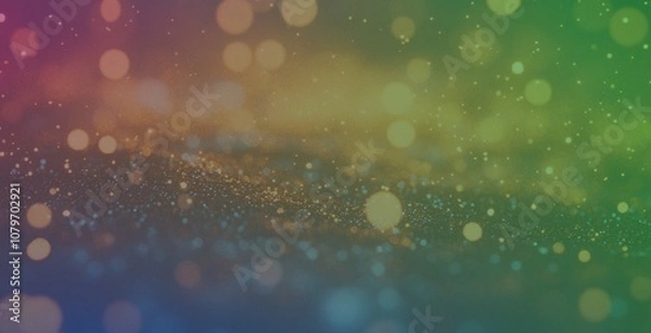 Obraz Stunning Bokeh Backgrounds for Celebrations: Elegant Textured Templates for Christmas, New Year, and Festive Events in Business & Technology Designs