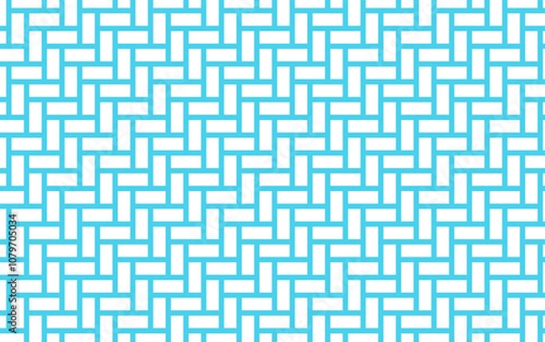 Obraz Seamless blue rectangle pattern 
