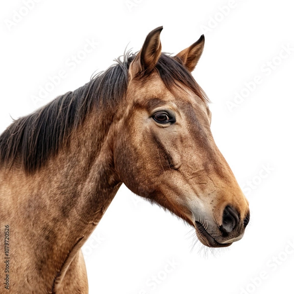 Obraz A horse isolated on a transparent background