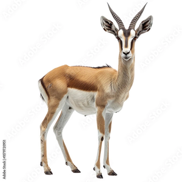 Fototapeta An antelope isolated on a transparent background