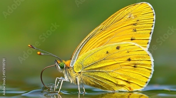Obraz Discover the fascinating world of yellow butterflies and their unique habitats in nature