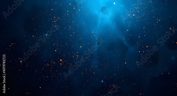 Fototapeta glimmering fusion of sparkle dark blue texture, jade, add gold dust, minimalist, high definition image, 8k