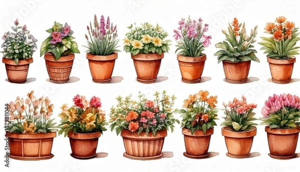 Fototapeta 花のクリップアート